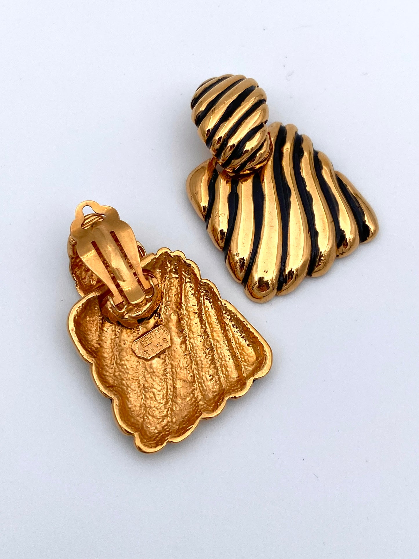 Clips pendants patinés