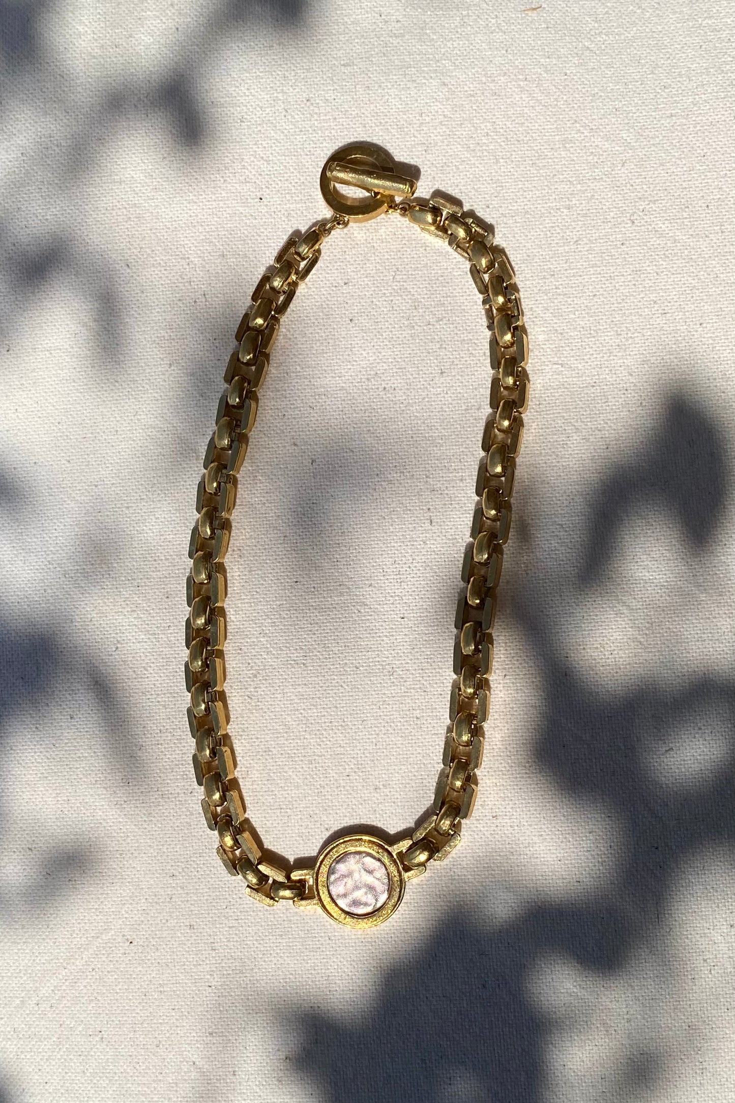 Collier à maillons épais