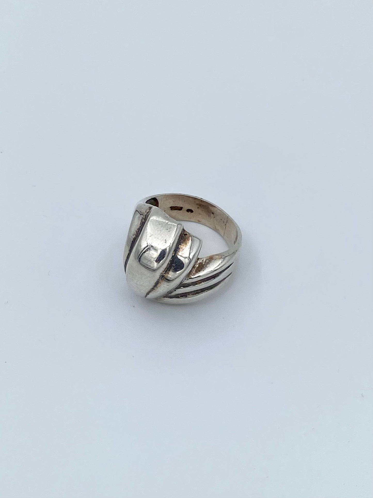 Bague argent vague