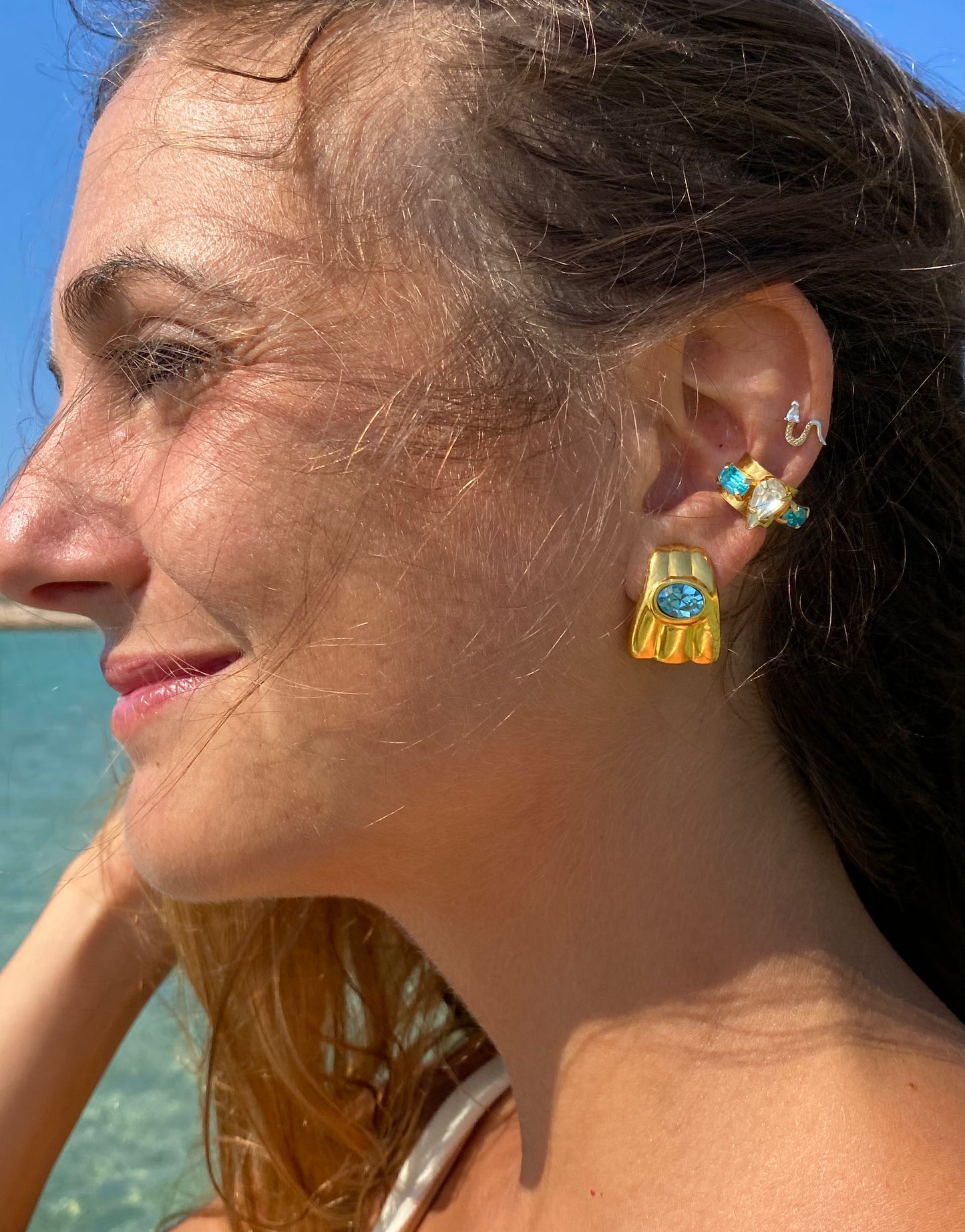 Boucles clips Courrèges