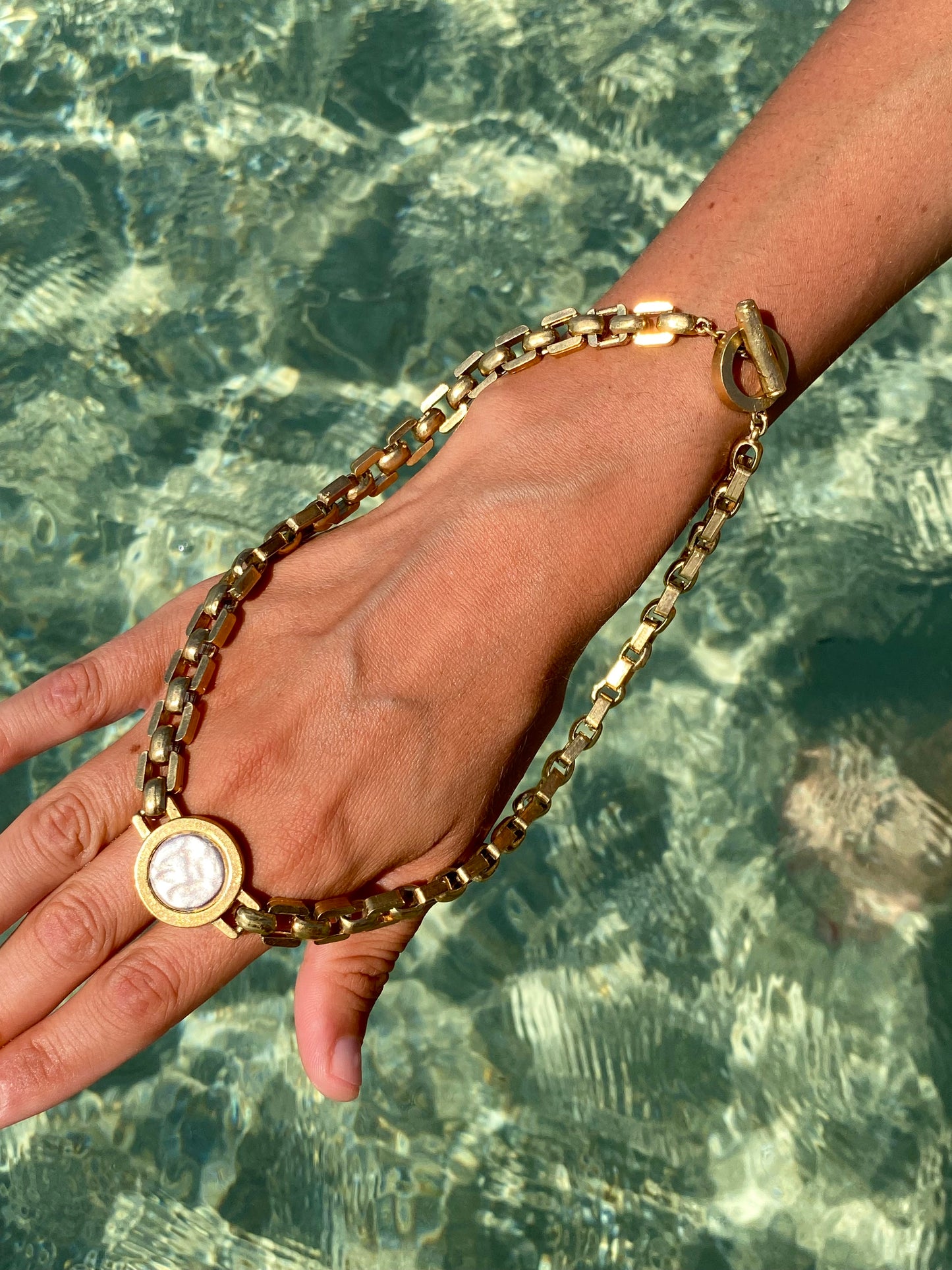 Collier à maillons épais