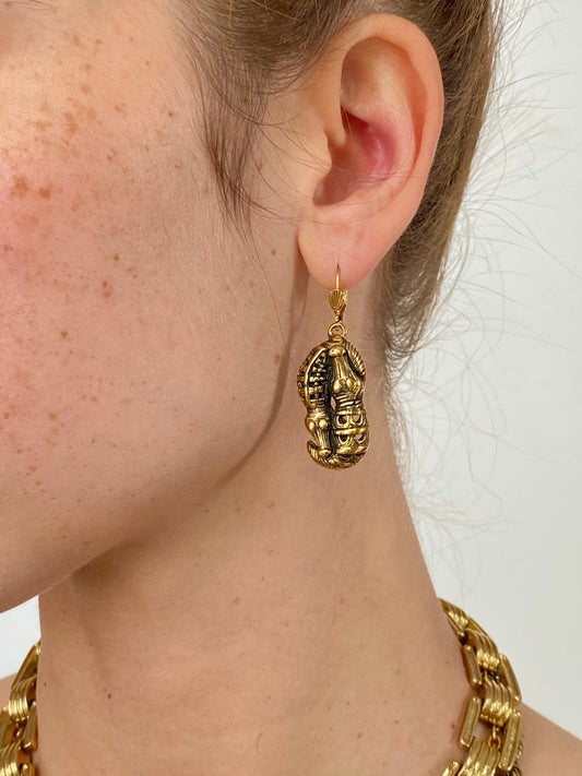 Boucles d’oreilles crocodiles