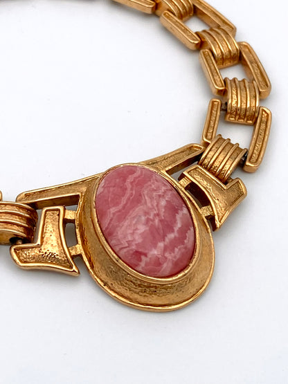 Collier rhodochrosite