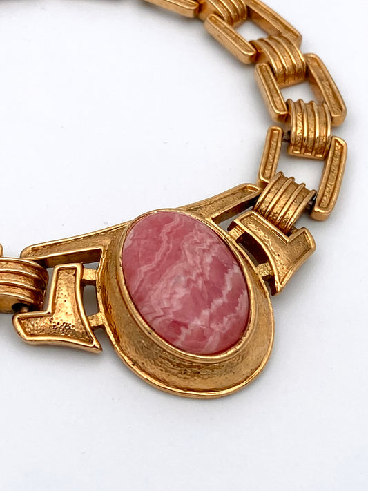 Collier rhodochrosite
