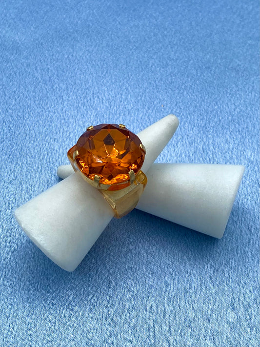 Bague "crépuscule" ronde