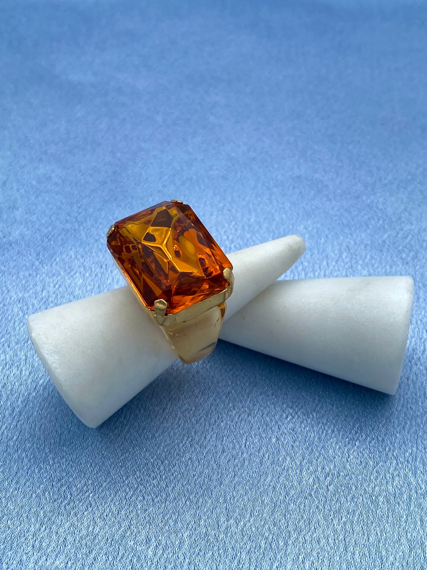 Bague "sunset" rectangle