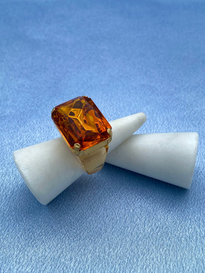 Bague "sunset" rectangle