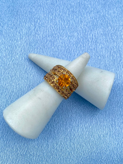 Bague strassée