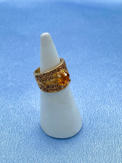 Bague strassée
