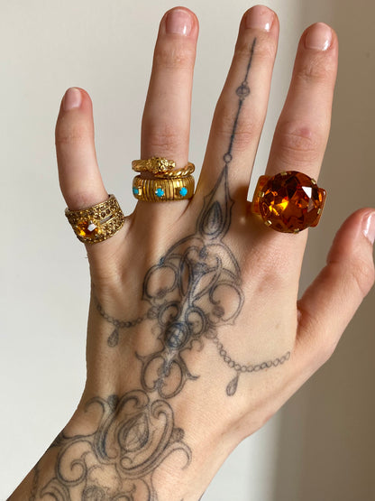 Bague strassée