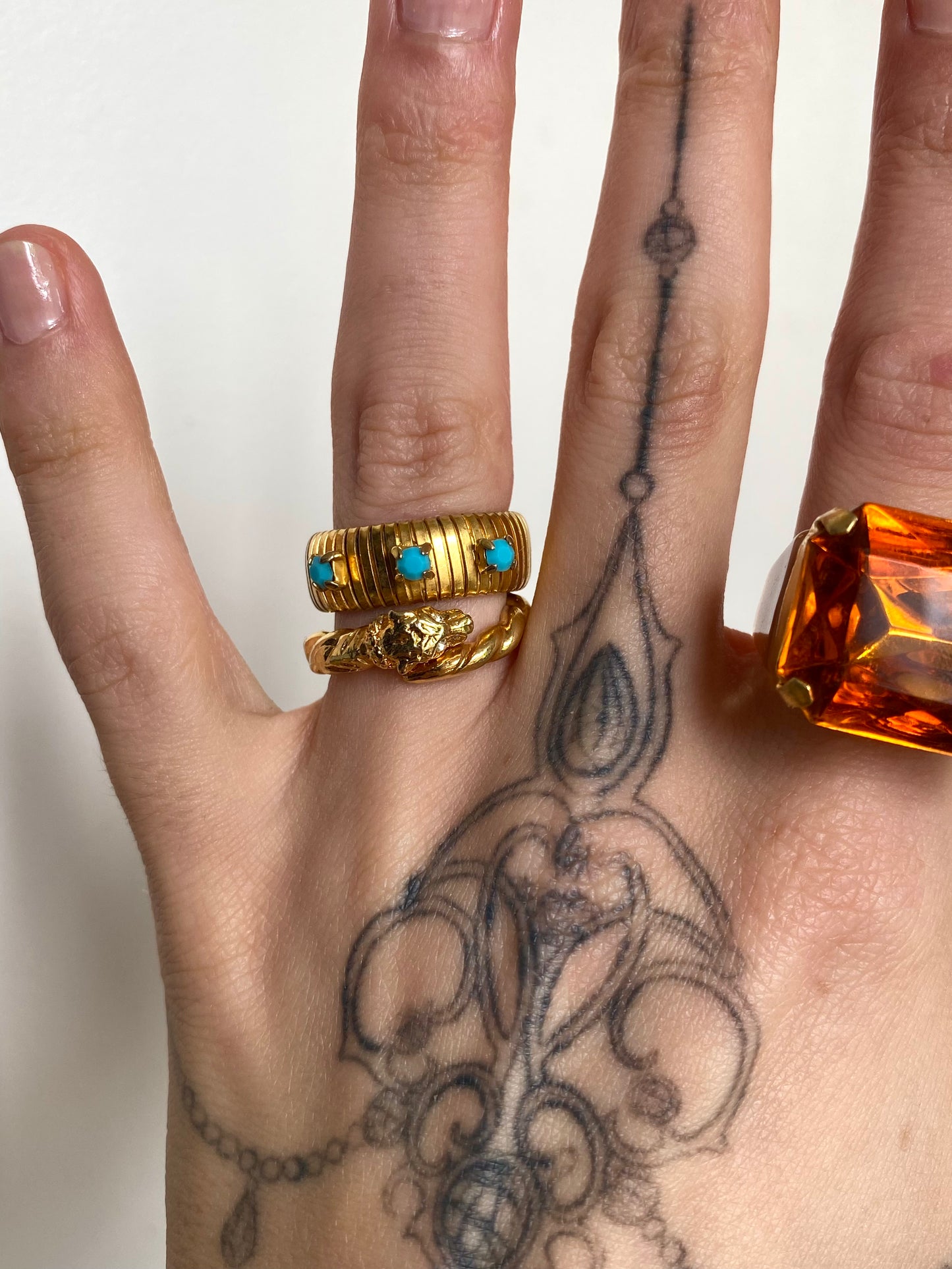 Bague félin