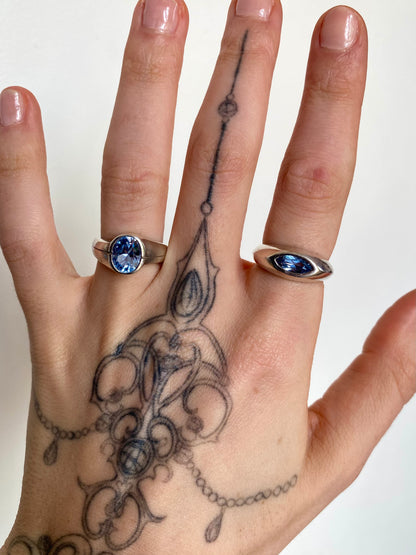 Bague argent space
