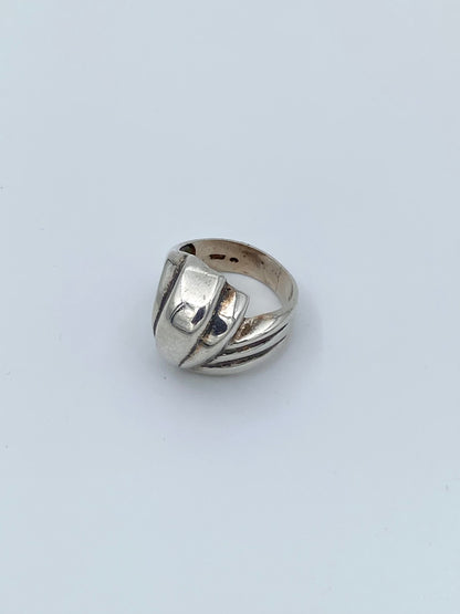 Bague argent vague